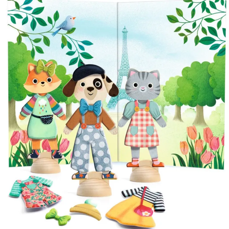 "Bonjour Paris" Collage pour enfant 9849<Djeco Sale