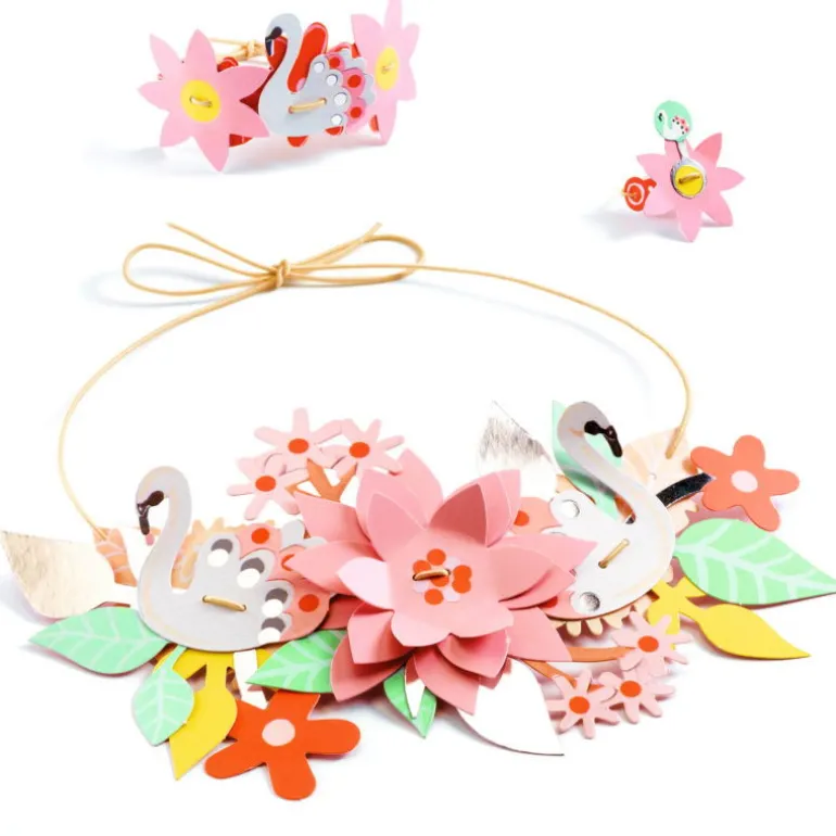 "Gaieté colorée" 4 parures de bijoux à créer DIY 7957<Djeco Shop