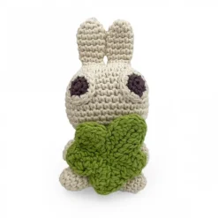 "Kit Lapinou" hochets pour bébé en crochet en coton bio The veggy toys<MyuM Best Sale