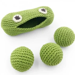 "Kit mini veggy" hochets pour bébé en crochet en coton bio The veggy toys<MyuM Shop