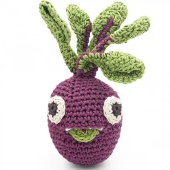 "Kit mini veggy" hochets pour bébé en crochet en coton bio The veggy toys<MyuM Shop