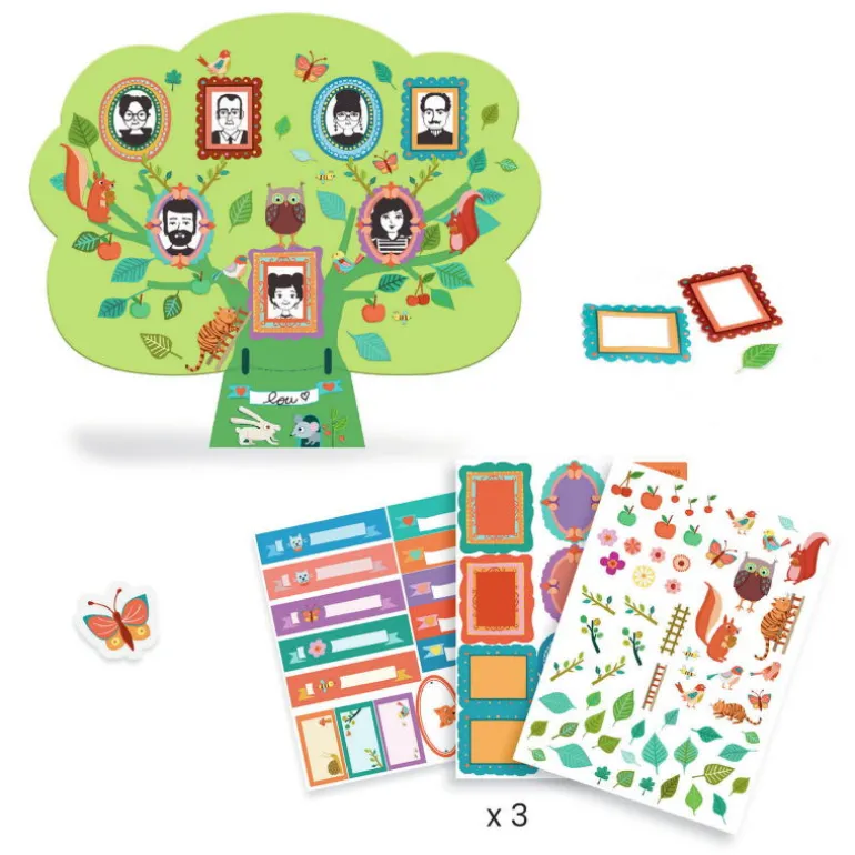 "Ma famille" L'arbre généalogique de ma famille" à créer DIY 7914<Djeco Online