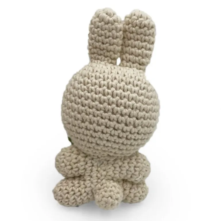 "Pinpin le lapin" hochet pour bébé en crochet en coton bio The veggy toys<MyuM Best