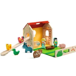 "Softi-Farm" Ferme en bois 6369<Djeco Cheap