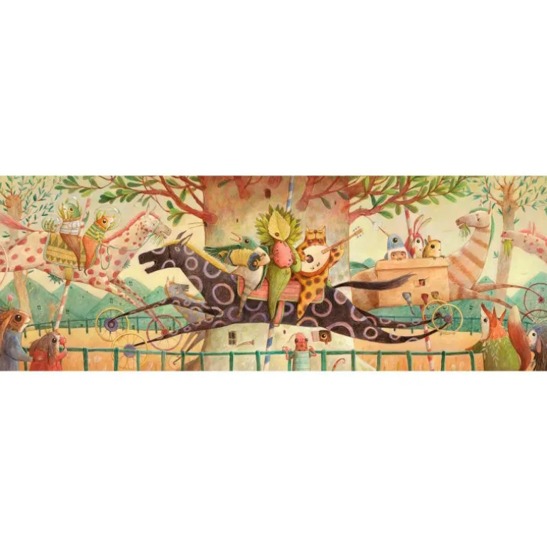 "Wonderful Ride" Puzzle gallery 100 pcs 7681<Djeco Fashion
