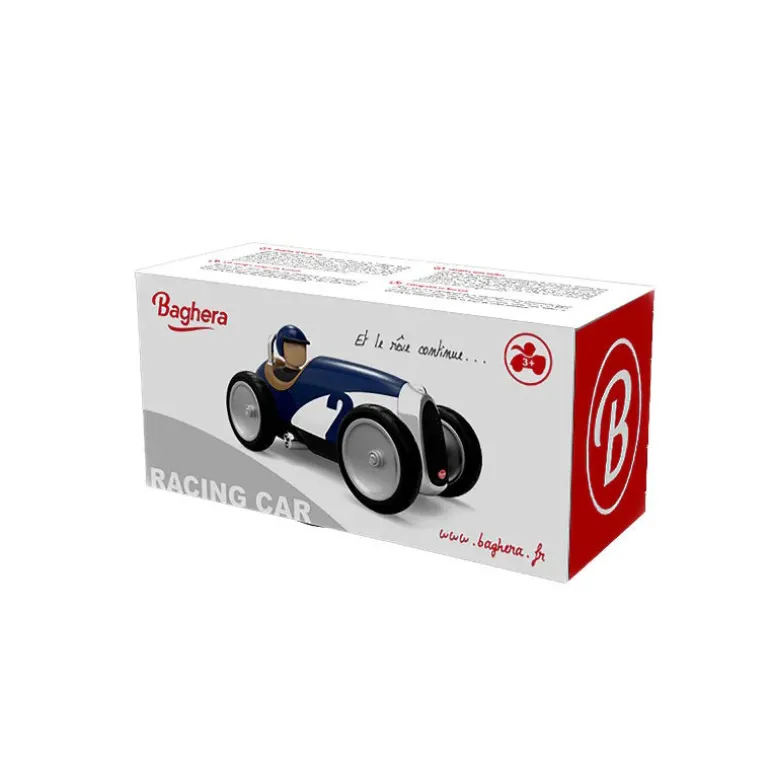 Racing Car Bleue, voiture bleue et blanche N°2 - 482<Baghera Best Sale
