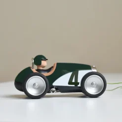 Racing Car Verte, voiture verte et blanche N°4 - 484<Baghera Clearance