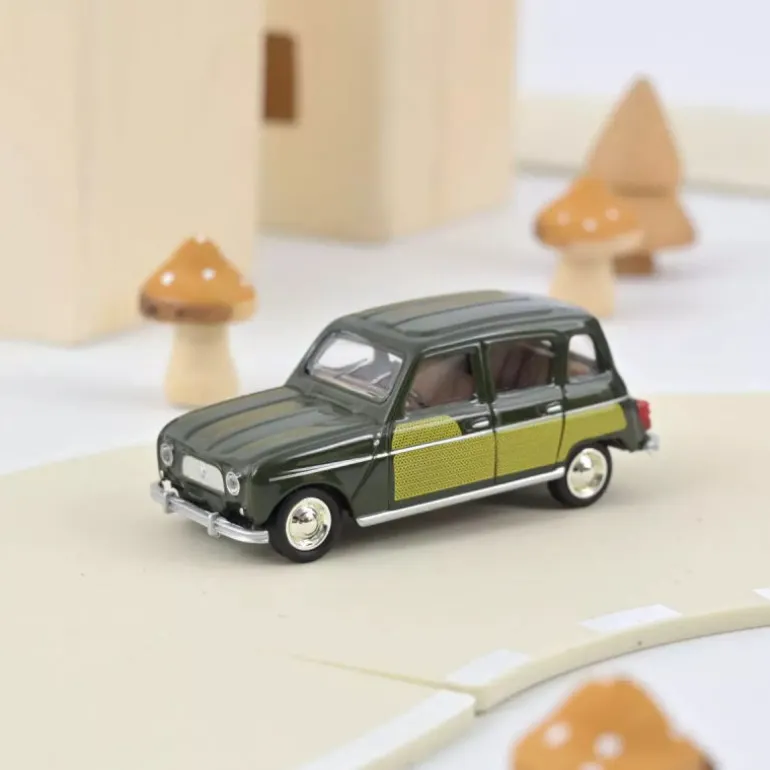 Renault 4 'Parisienne' verte & jaune 1967, voiture 1/64<NOREV Best