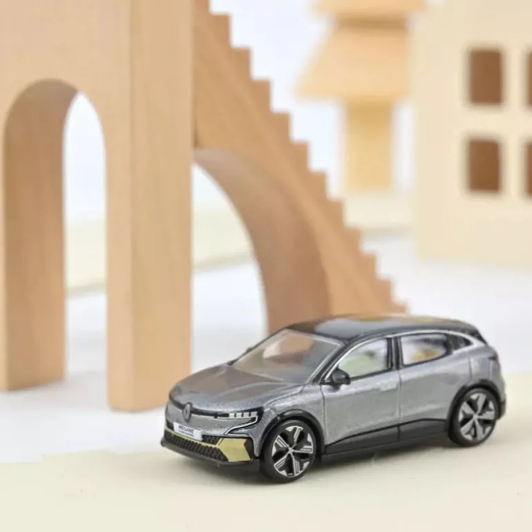Renault Megane E-Tech 100% électrique 2022 Grise et noire, voiture jouet<NOREV Fashion