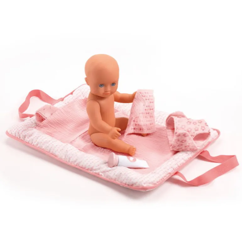 Sac à langer 'Pink Peak' accessoire pour poupée POMEA de 7850<Djeco Best Sale