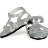Sandales argentées pour poupées de 39 à 48 cm<Petitcollin Store