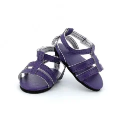 Sandales prune pour poupées de 39 à 48 cm<Petitcollin Cheap