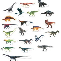 Set de 21 magnets dinosaures Muséum national Histoire naturelle 9623<VILAC Fashion