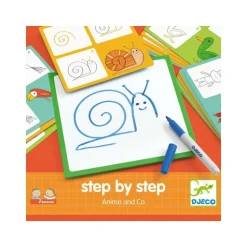 STEP by STEP "Animo & Co", construire une image 8319<Djeco Sale