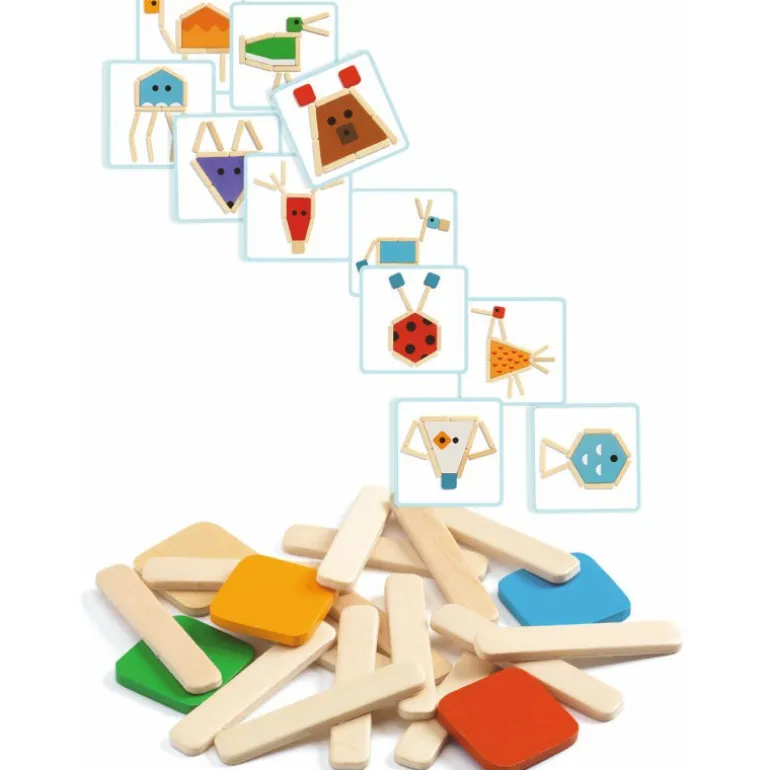 StickBasic, jeu d'assemblage 6212<Djeco Hot