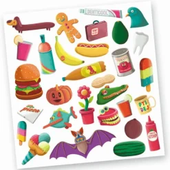 Stickers animés 'Rayons X' 9267<Djeco Fashion