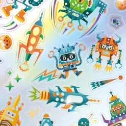 Stickers iridescents 'Intergalactic' 9265<Djeco Clearance