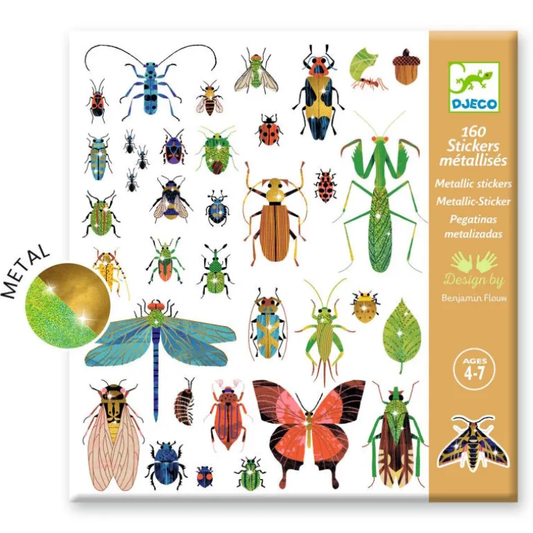 Stickers métallisés "Microcosmos" 9282<Djeco Store
