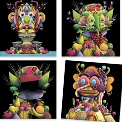 Stickers "Le primeur" 9370 inspired by Giuseppe Arcimboldo<Djeco Best