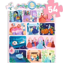 Story puzzle Cendrillon 54 pcs 7053<Djeco Shop