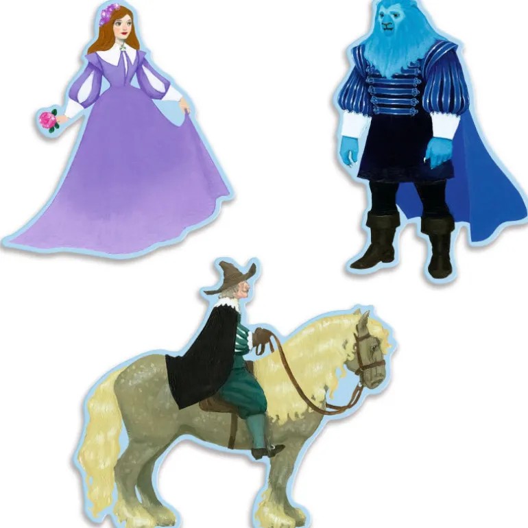 Story puzzle La Belle et la Bête 100 pcs 7055<Djeco Sale