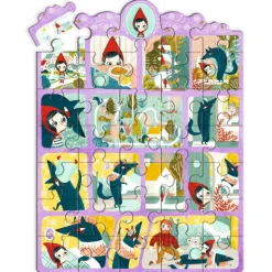 Story puzzle Le Petit Chaperon rouge 35 pcs 7050<Djeco Sale
