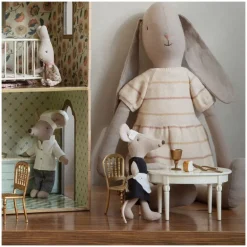 Table blanche miniature (grand modèle) pour souris<Maileg Best