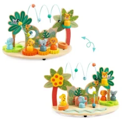 Table d'activités "Multi Big" - Jouet d'éveil en bois 6294<Djeco Store