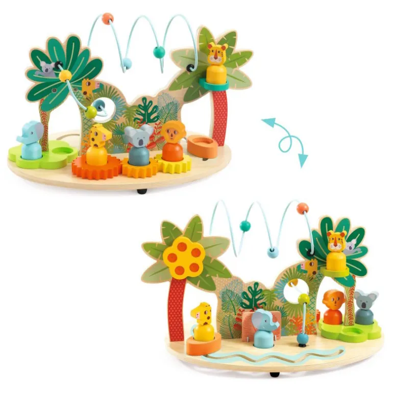 Table d'activités "Multi Big" - Jouet d'éveil en bois 6294<Djeco Store