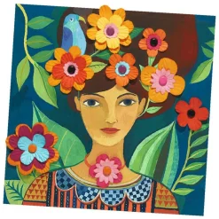 Tableaux de fleurs en papier "Coyoacàn" 9385 inspired by Frida Kahlo<Djeco Shop