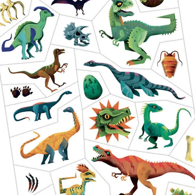 Tatouages 'Dino Club' 9598<Djeco Cheap