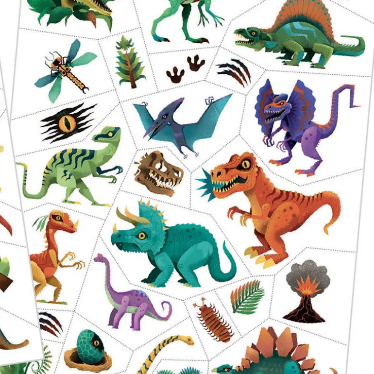 Tatouages 'Dino Club' 9598<Djeco Cheap