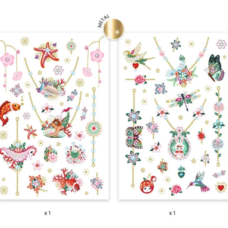Tatouages 'Les bijoux de Fiona' 9586<Djeco Online
