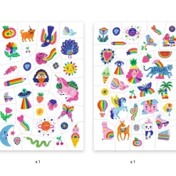Tatouages 'Rainbow' 9617<Djeco Hot