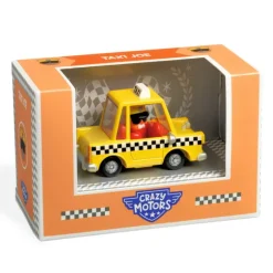Taxi Joe Voiture Crazy Motors 5479<Djeco New