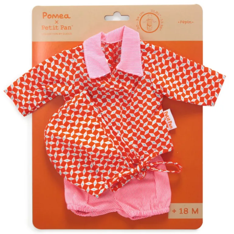Tenue Pépin, vêtement de poupée PETIT PAN pour POMEA de 7756<Djeco Sale