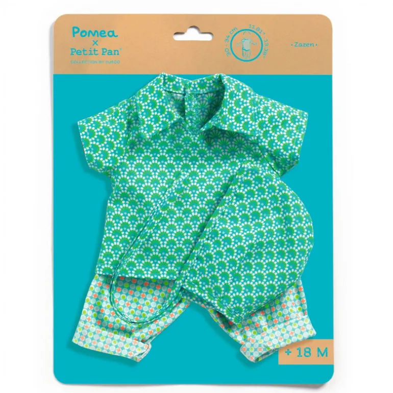 Tenue Zazen, vêtement de poupée PETIT PAN pour POMEA de 7755<Djeco Fashion
