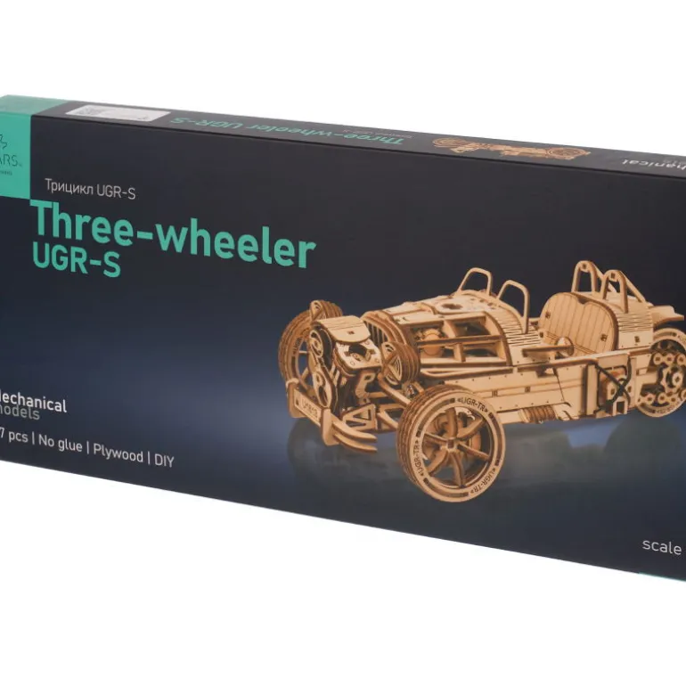 Three Wheeler – UGEARS Puzzle 3D Mécanique<UGEARS models Flash Sale
