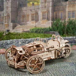 Three Wheeler – UGEARS Puzzle 3D Mécanique<UGEARS models Flash Sale