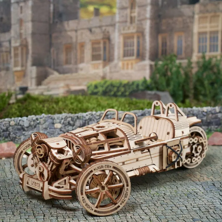 Three Wheeler – UGEARS Puzzle 3D Mécanique<UGEARS models Flash Sale