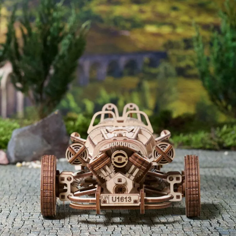 Three Wheeler – UGEARS Puzzle 3D Mécanique<UGEARS models Flash Sale