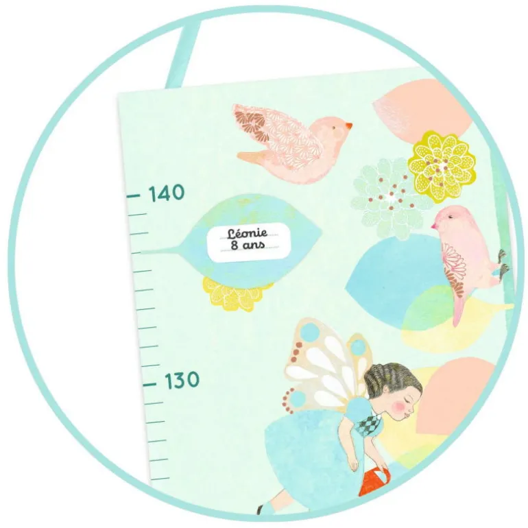 Toise en carton "Printemps" 4052<Djeco Clearance