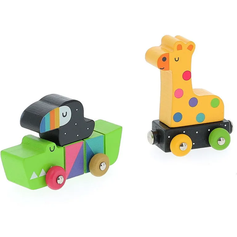 Train des animaux en bois - Andy Westface pour 7415<VILAC Shop