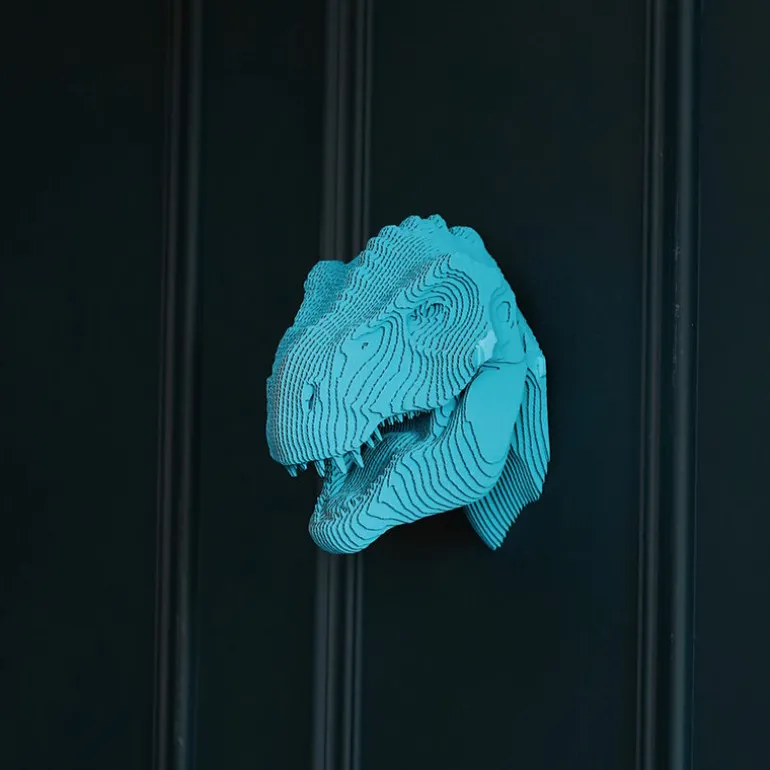 Trophée mural décoratif - Sculpture 3D en carton - T-REX - Wall puzzle<Cartonic Sale