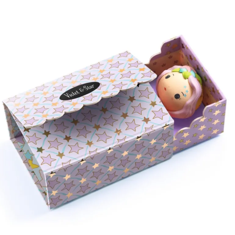 Violet Tinyroom, chambre pour figurine tinyly de 6965<Djeco New
