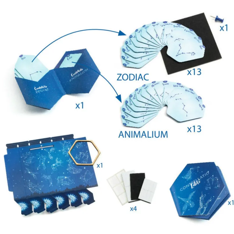 Visionneuse de constellations à créer "Constellations" DIY 7985<Djeco Discount