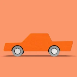 Voiture en bois Waytoplay orange "Back and Forth"<Waytoplay Toys Online