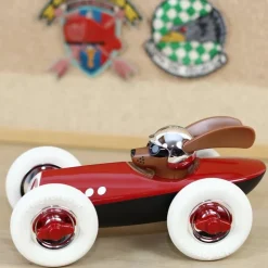 Voiture Rufus 'Patrick' rouge<Playforever Clearance