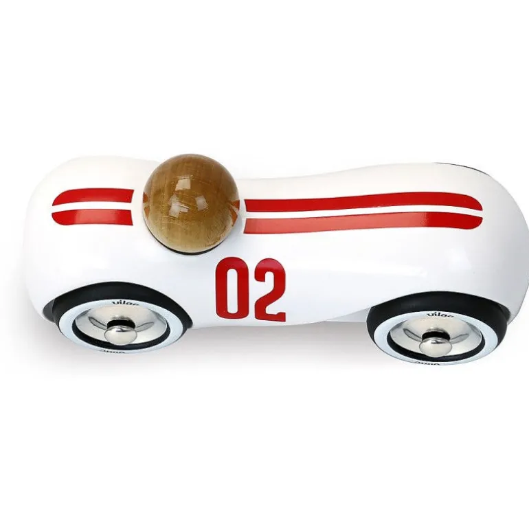 voiture streamline vintage blanche 2285W<VILAC Online