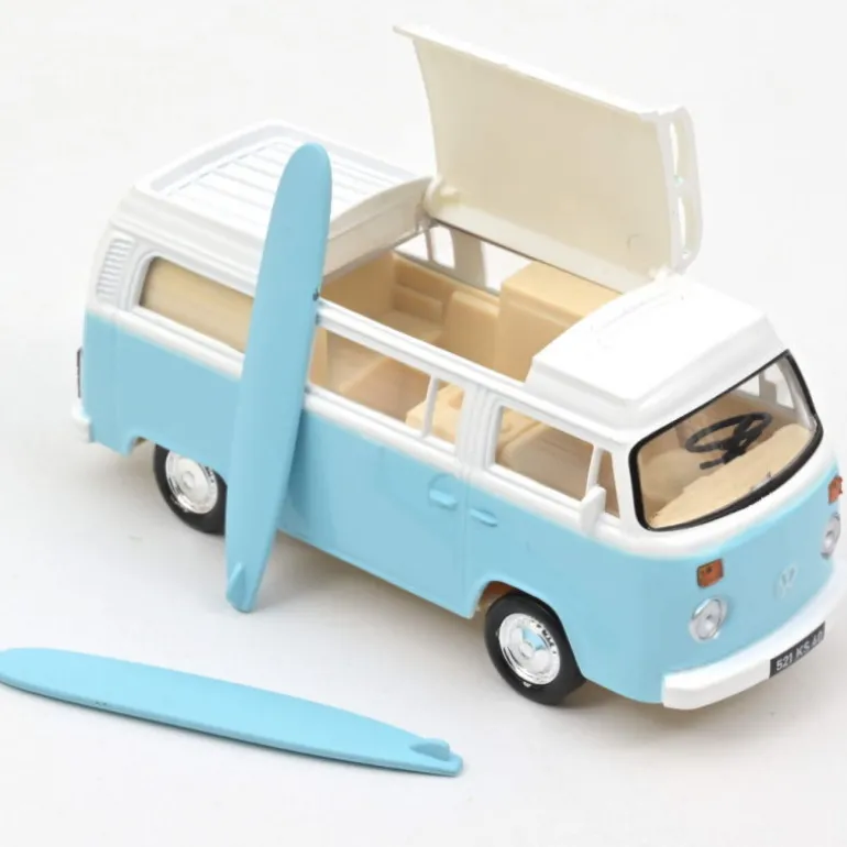 Volkswagen Combi T2b Camper Van 1973 Bleu clair 1-43ème<NOREV Online